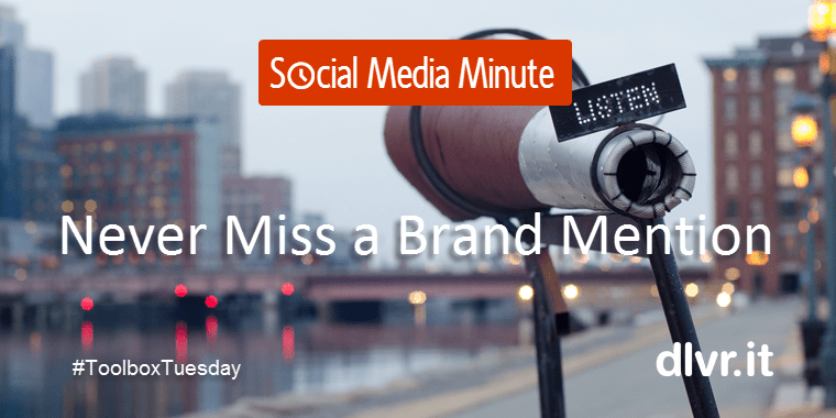 One Minute, One Tool for Real-time Social Media Brand Monitoring