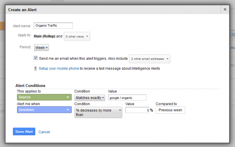 How to Customize Google Analytics Intelligence Events 