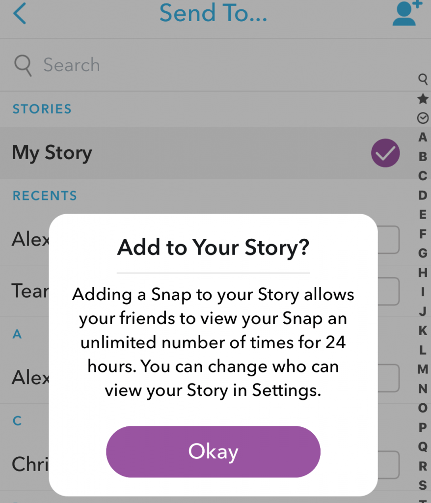 how to add things to your story on snapchat