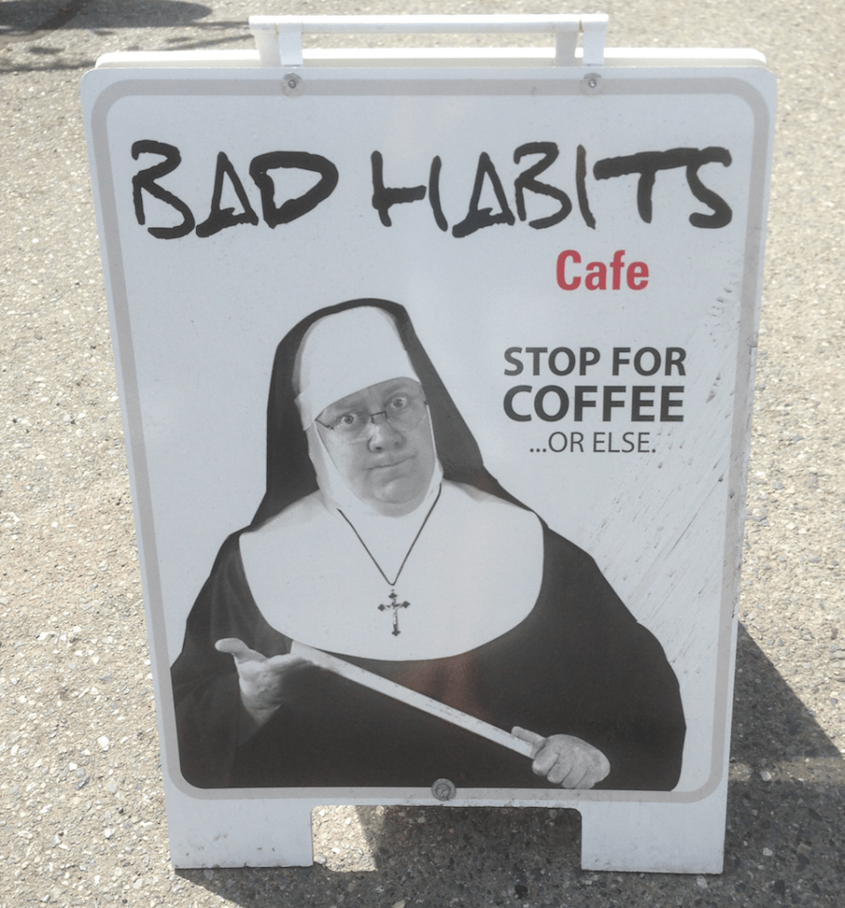 Bad Habits stop for coffee