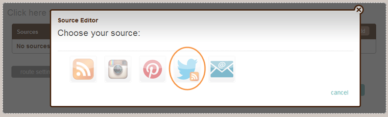 RSS to Tumblr - Choose your source - Twitter, Pinterest, Instagram