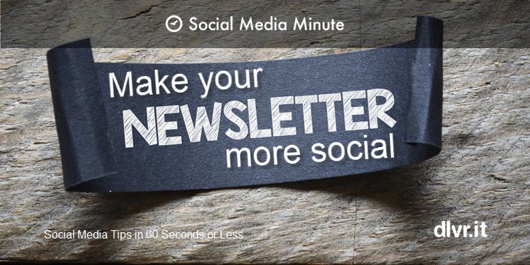 Learn how to convert your email newsletter to tweets and status updates