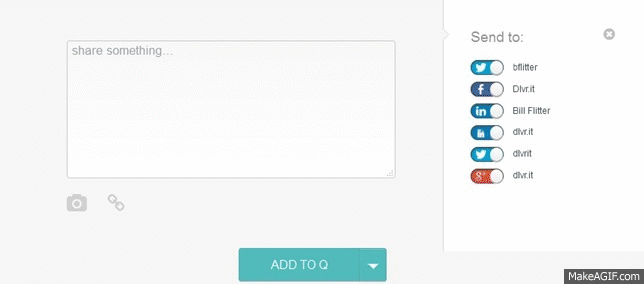 Use Q to easily share animated GIFs on social media