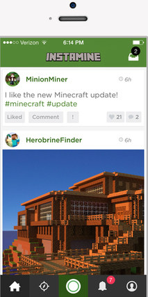 Future of Social Media: InstaMine - Social Network for Minecraft! Skins, Wiki, Servers, Mods & More