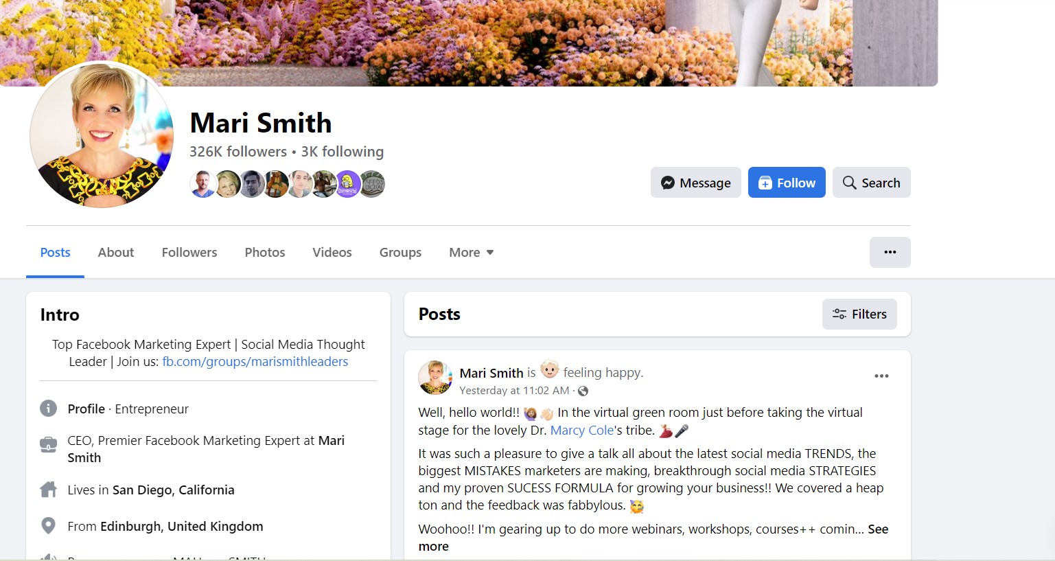 Facebook Bio Examples - Ideas to Create a Cool Bio