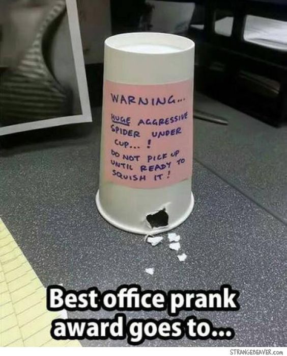 16 Best Office Pranks Ideas