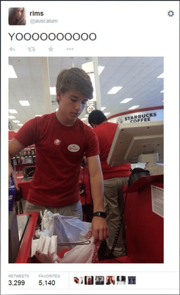 Alex from target tweet