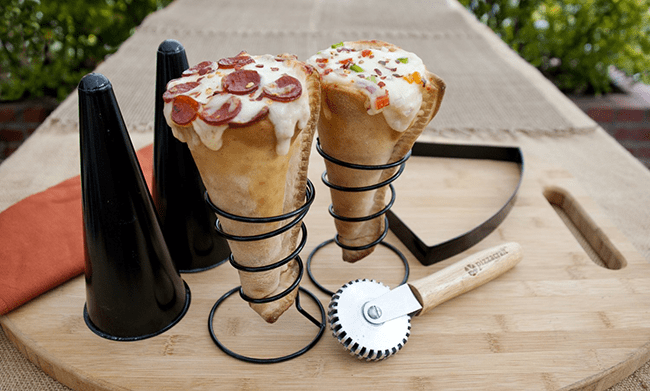 Cone shaped pizzas - MoreInspiration