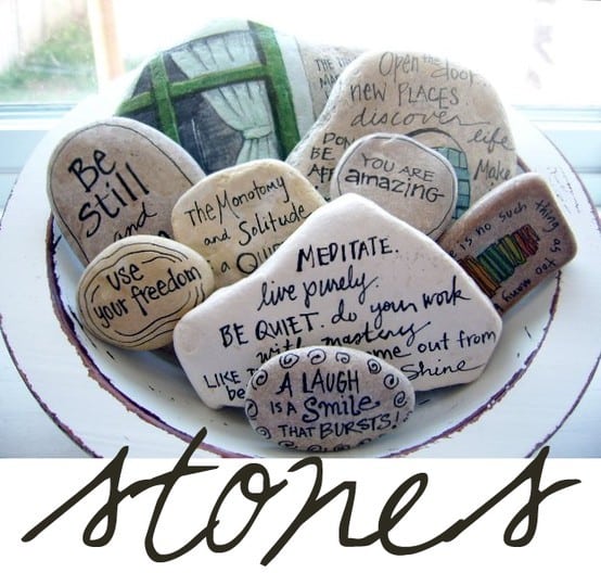 Boss's Day Gift Ideas: Motivational Rock Garden