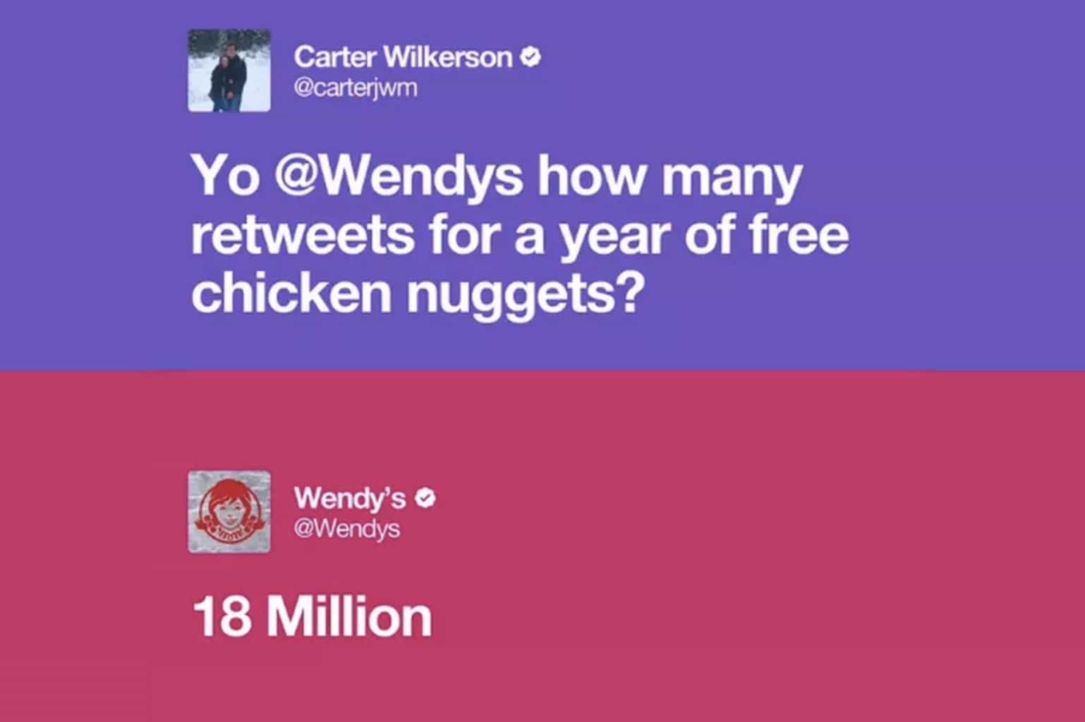 leverage social media Wendy's