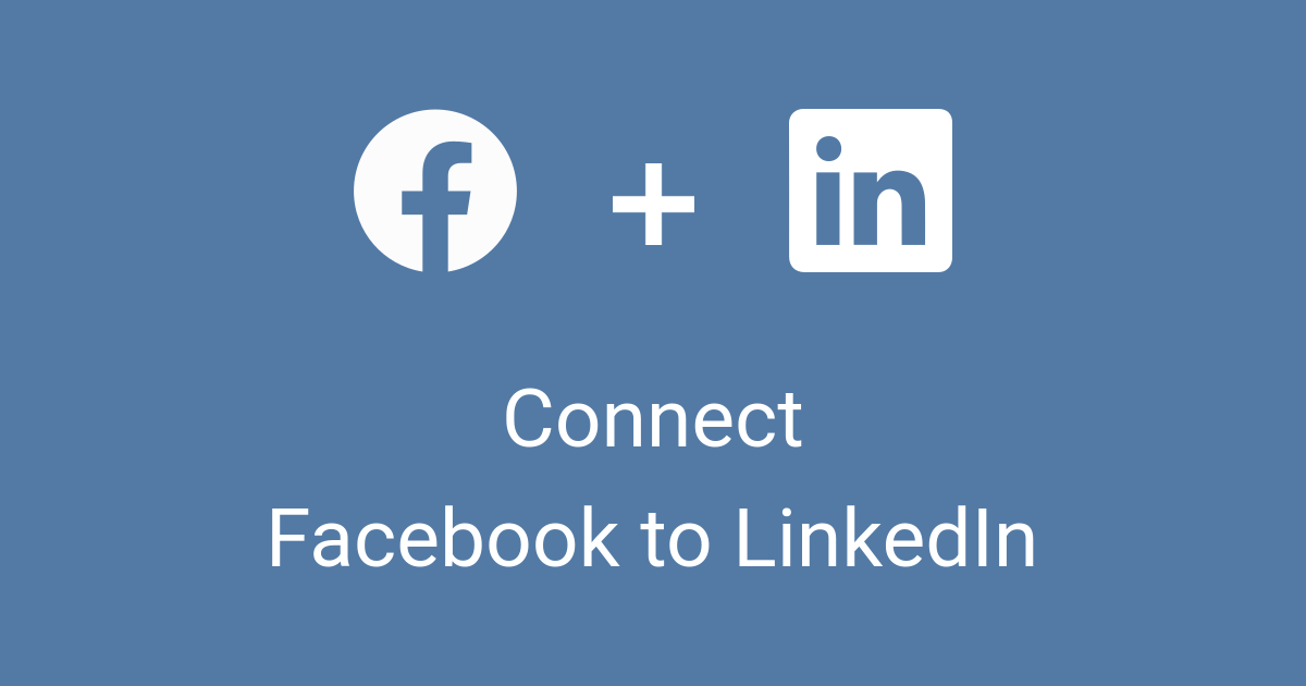Connect Facebook To LinkedIn connect-facebook-to-linkedin