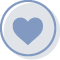 Stylized heart icon